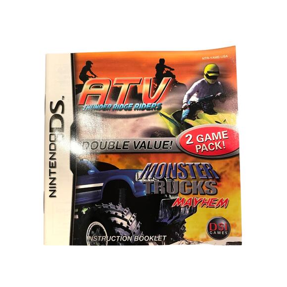 ATV Thunder Ridge Drivers & Monster Trucks Mayhem Nintendo DS Video Game w/Case - Picture 4 of 6
